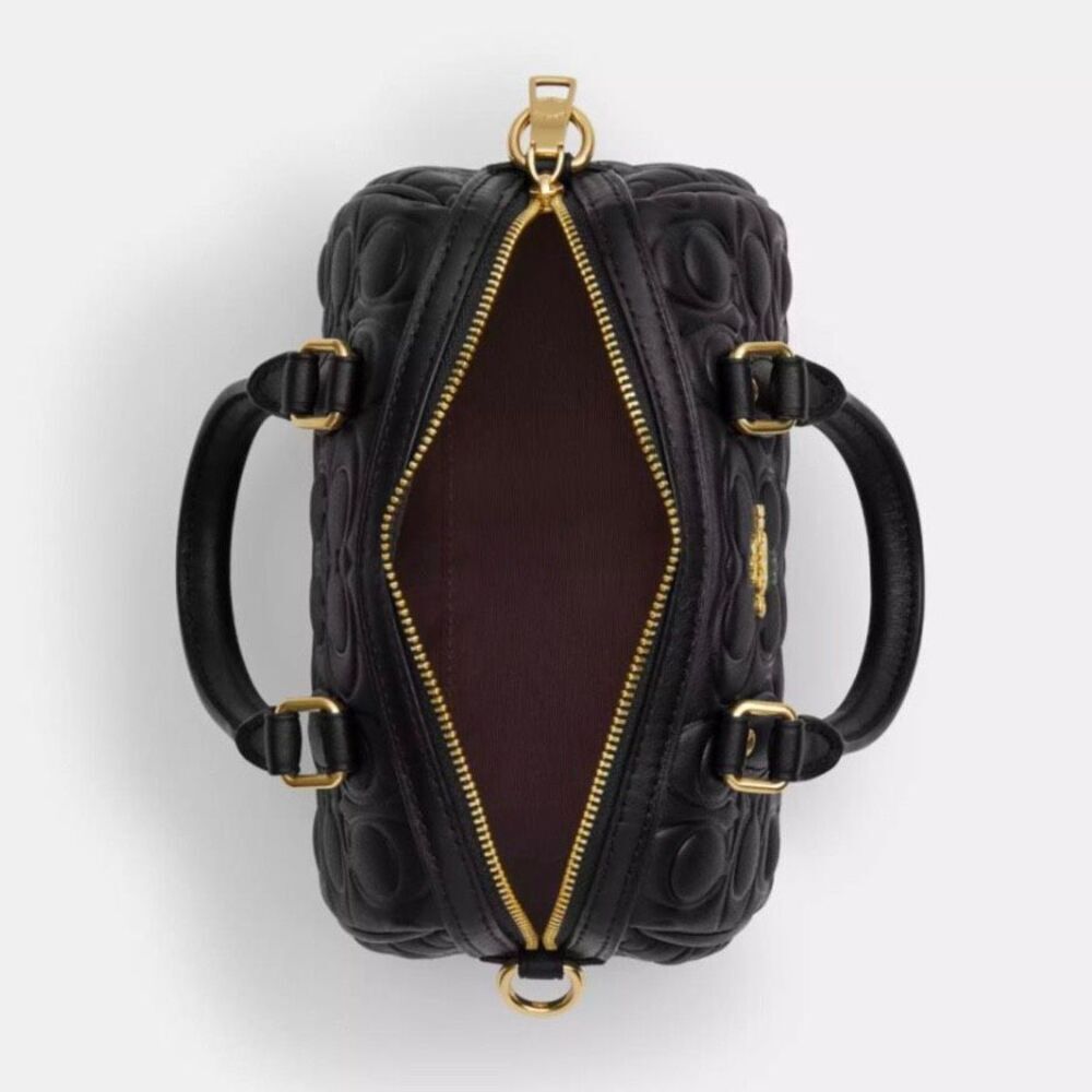 NWT ❤️ Coach Mini Rowan Crossbody Bag In Blocked Signature Leather CY743 - Picture 9 of 10